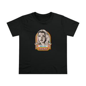 She's So Lucky [Australian-Printed] - Women’s Maple Tee