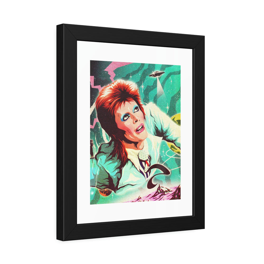 GALACTIC BOWIE - Framed Paper Posters