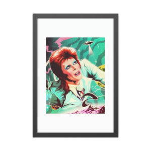 GALACTIC BOWIE - Framed Paper Posters