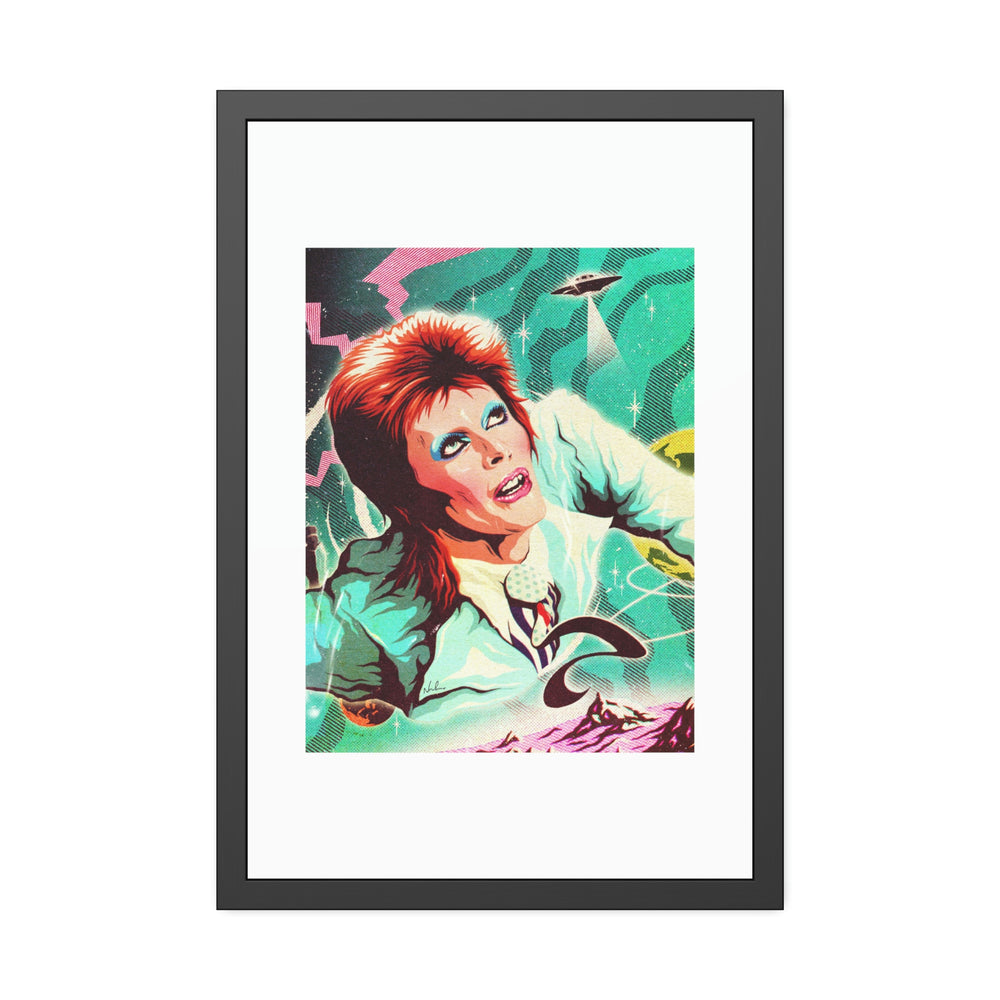 GALACTIC BOWIE - Framed Paper Posters