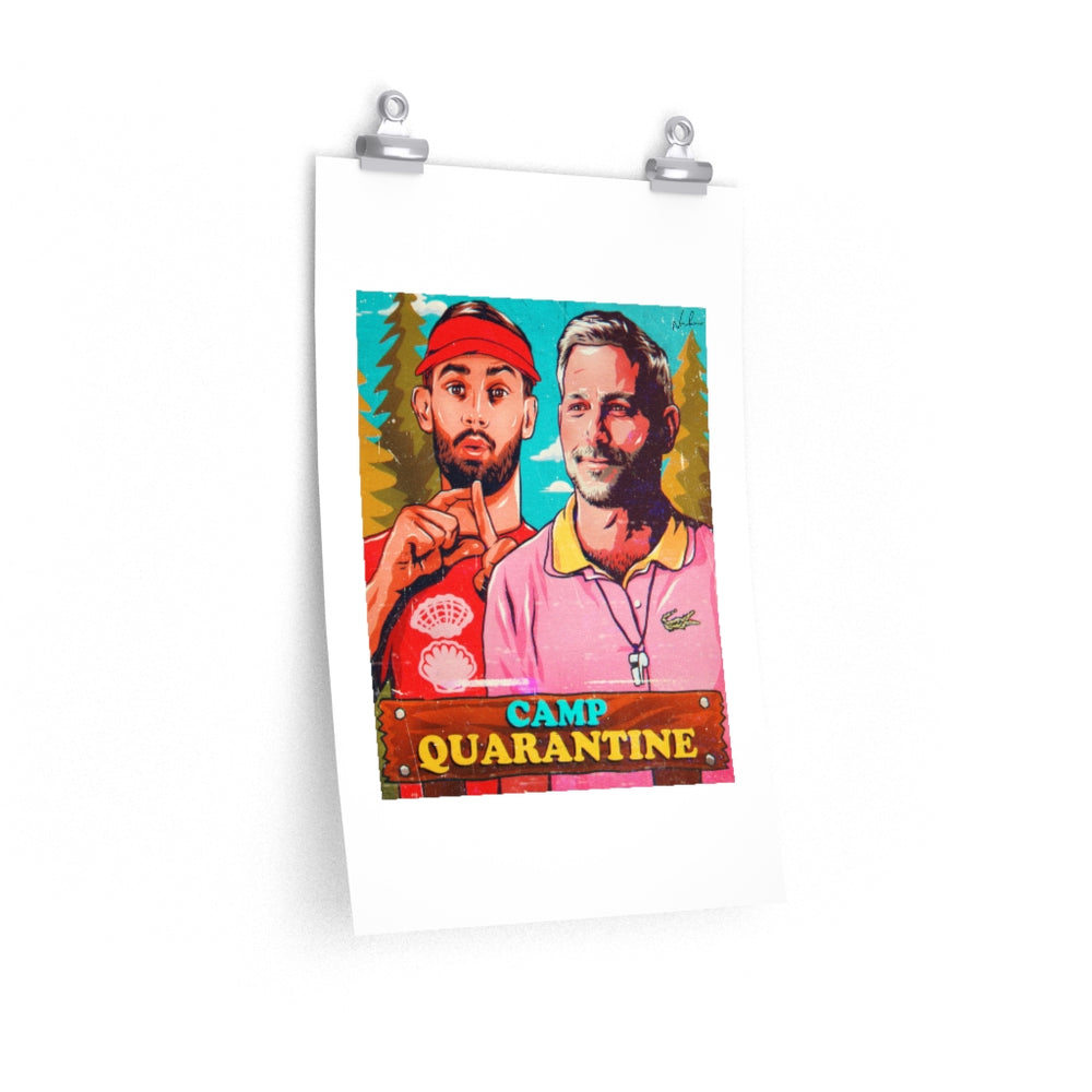 CAMP QUARANTINE - Premium Matte vertical posters