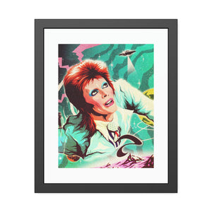 GALACTIC BOWIE - Framed Paper Posters