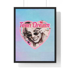 TEEN DREAM [Coloured BG] - Premium Framed Vertical Poster