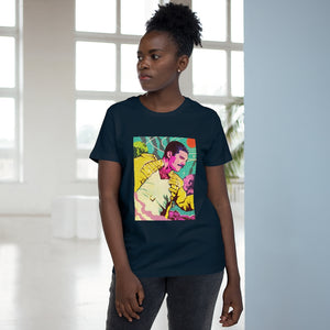 GALACTIC FREDDIE [Australian-Printed] - Women’s Maple Tee