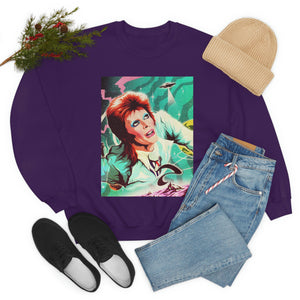 GALACTIC BOWIE - Unisex Heavy Blend™ Crewneck Sweatshirt