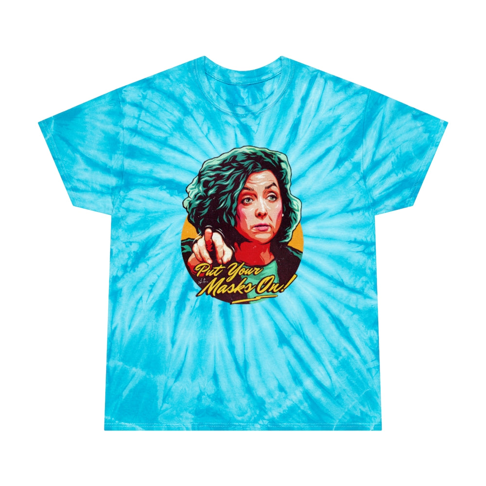 Put Your Masks On! - Tie-Dye Tee, Cyclone