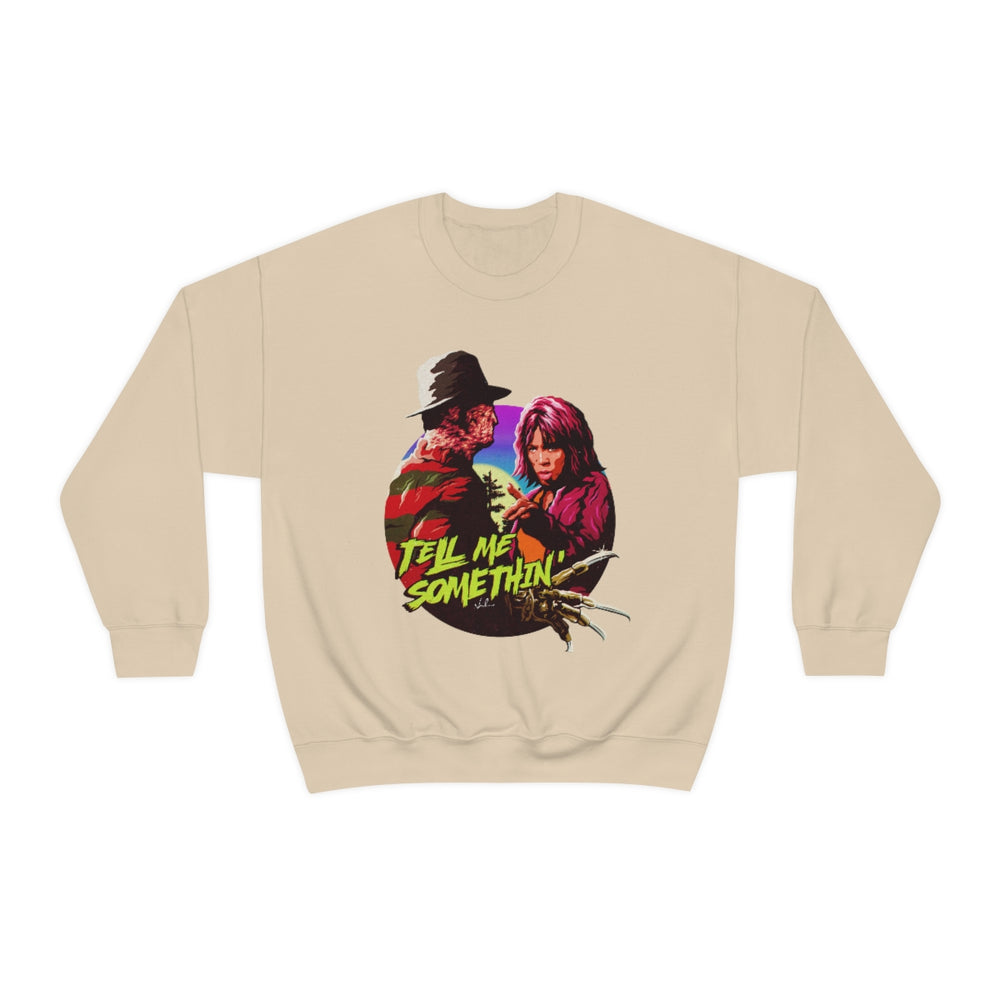 Tell Me Somethin' - Unisex Heavy Blend™ Crewneck Sweatshirt