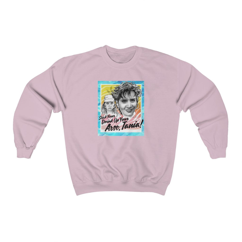 Stick Your Drink Up Your Arse, Tania! - Unisex Heavy Blend™ Crewneck Sweatshirt