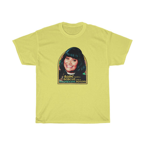 Babe With A Bobcut And A Magnificent Bosom [Australian-Printed] - Unisex Heavy Cotton Tee