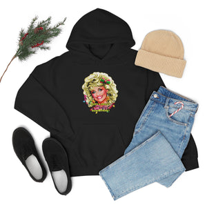 Have A Holly Dolly Christmas! - Unisex Heavy Blend™ Hooded Sweatshirt