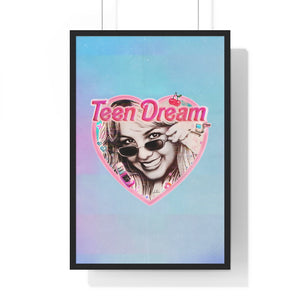 TEEN DREAM [Coloured BG] - Premium Framed Vertical Poster