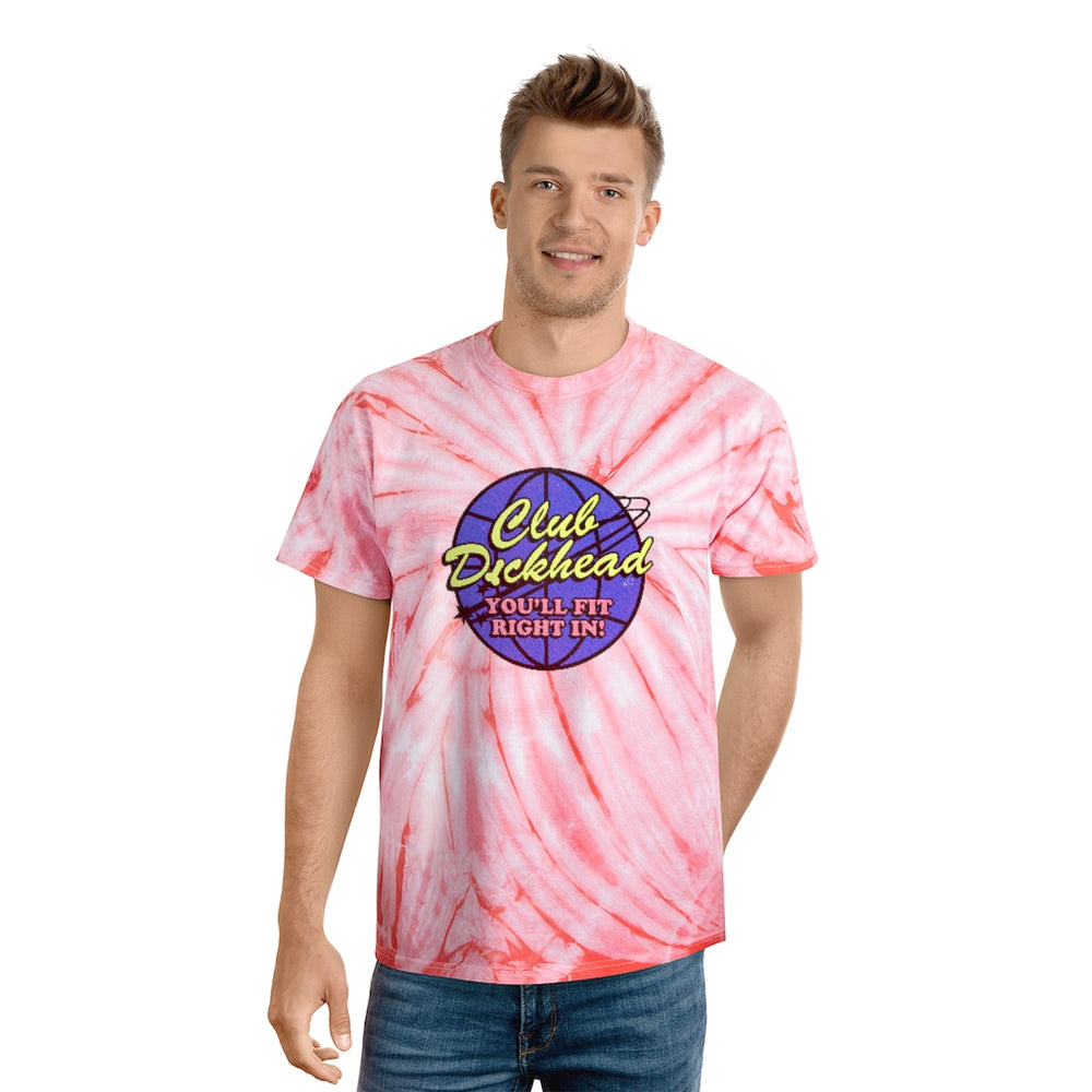 CLUB DICKHEAD - Tie-Dye Tee, Cyclone