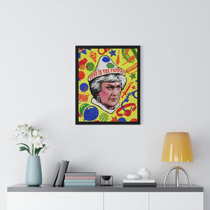 SEND IN THE FROWNS - Premium Framed Vertical Poster