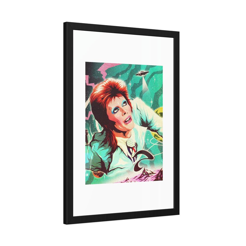 GALACTIC BOWIE - Framed Paper Posters