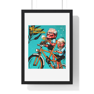 Team Australia - Premium Framed Vertical Poster