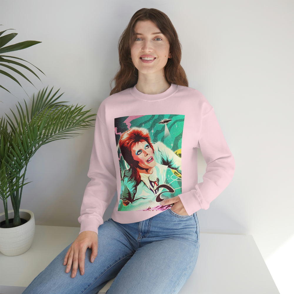 GALACTIC BOWIE - Unisex Heavy Blend™ Crewneck Sweatshirt