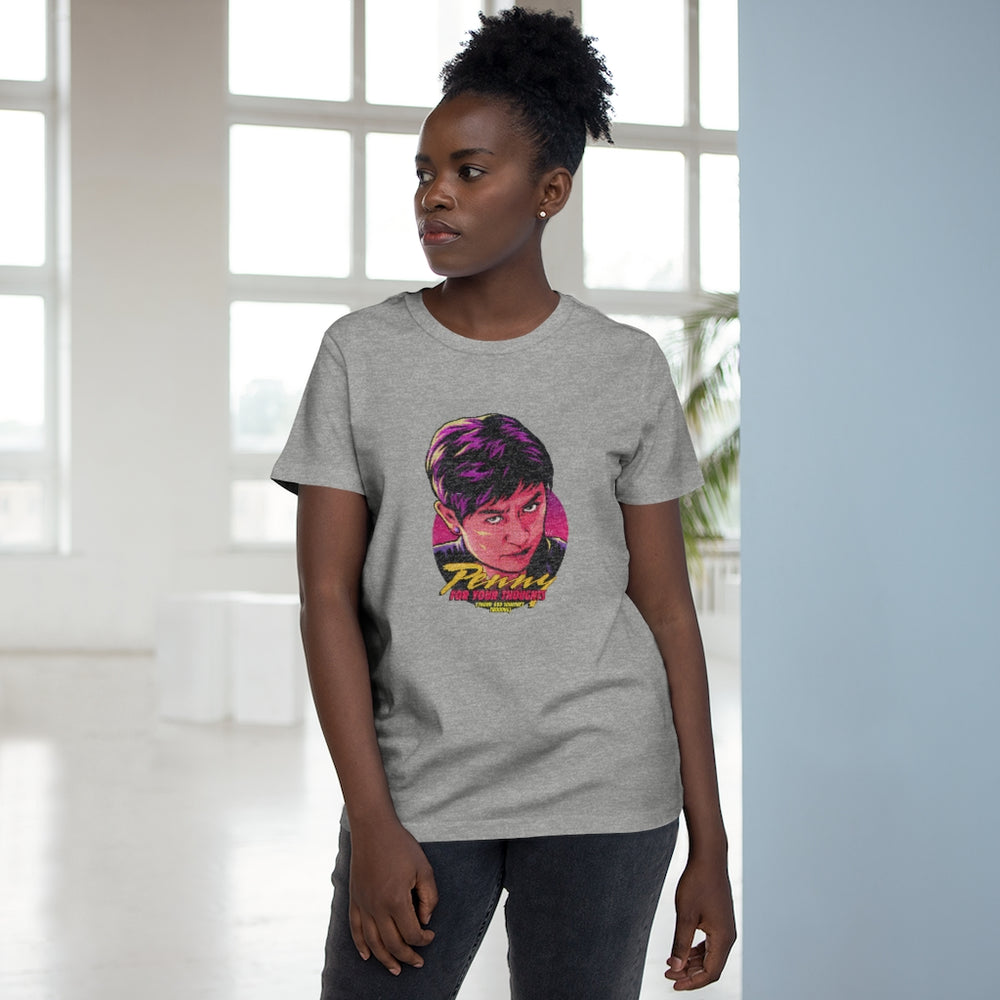 Penny For Your Thoughts [Australian-Printed] - Women’s Maple Tee