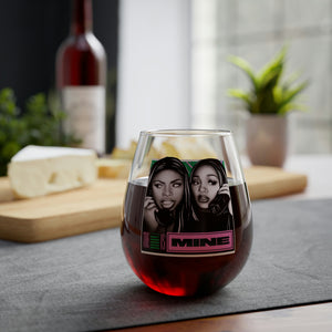 The Boy Is Mine - Stemless Glass, 11.75oz