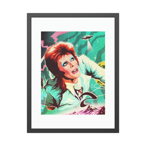 GALACTIC BOWIE - Framed Paper Posters