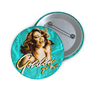 Golden Girl - Custom Pin Buttons