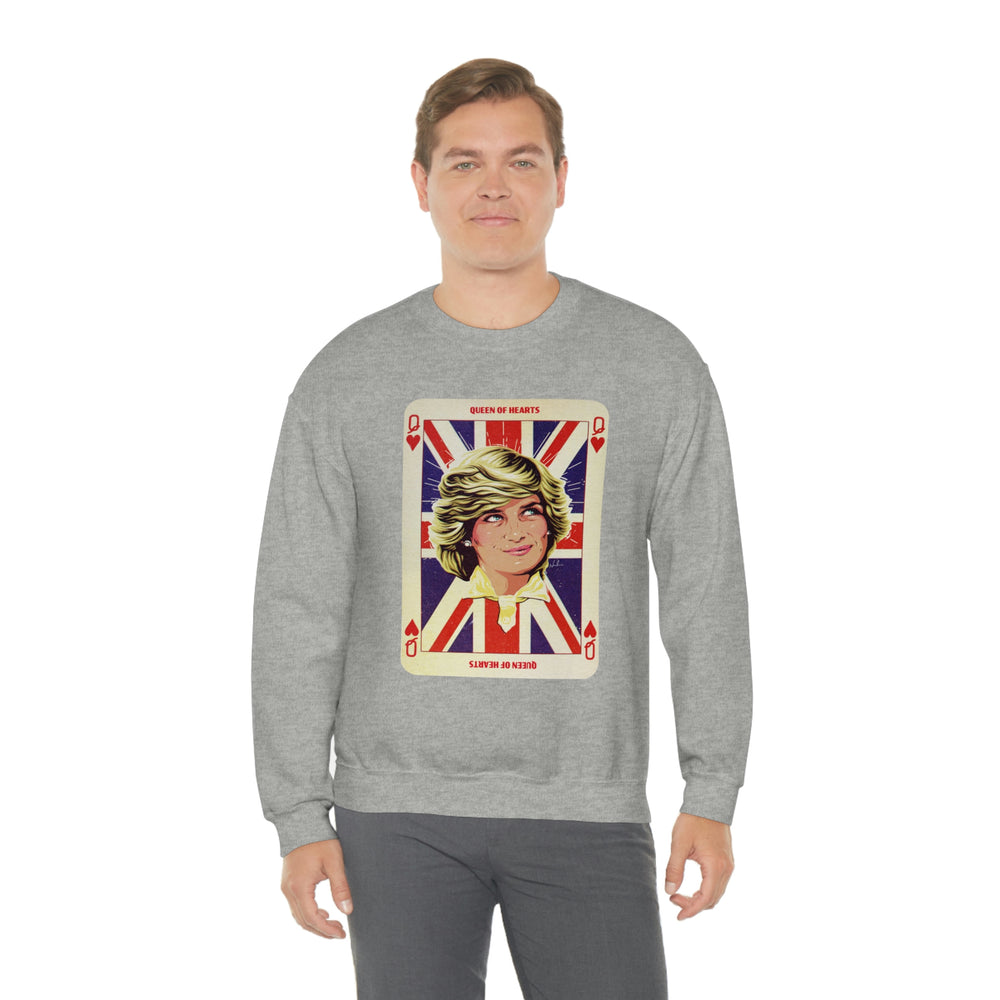 Queen Of Hearts - Unisex Heavy Blend™ Crewneck Sweatshirt