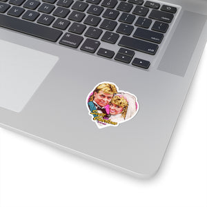 Scott and Charlene - Kiss-Cut Stickers