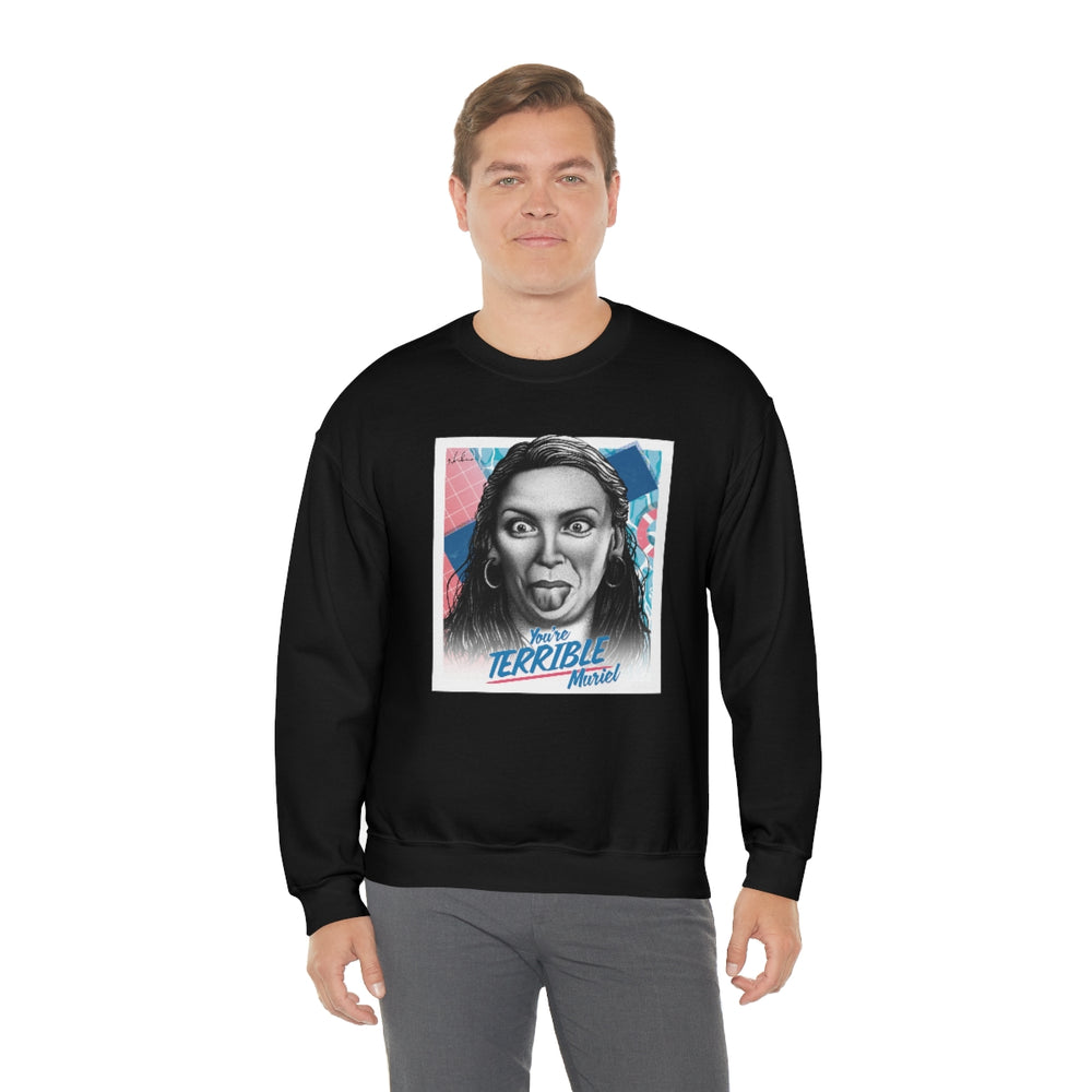 You're Terrible, Muriel [Australian-Printed] - Unisex Heavy Blend™ Crewneck Sweatshirt