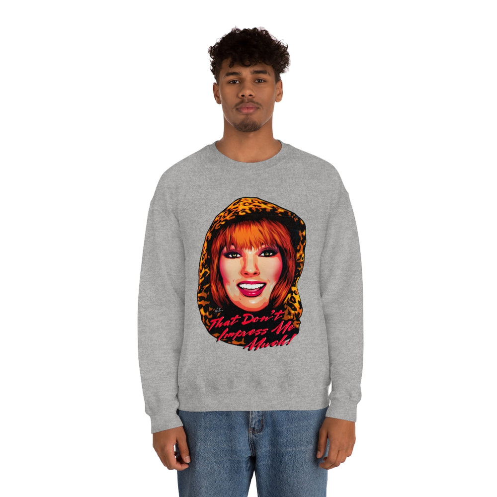 That Don't Impress Me Much [Australian-Printed] - Unisex Heavy Blend™ Crewneck Sweatshirt