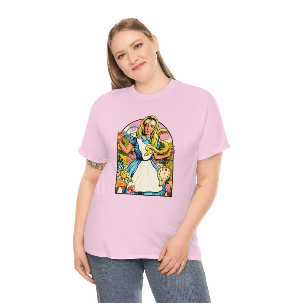 Down The Rabbit Hole [Australian-Printed] - Unisex Heavy Cotton Tee