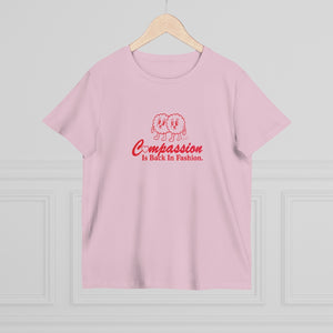 Compassion Is Back In Fashion [Australian-Printed] - Women’s Maple Tee