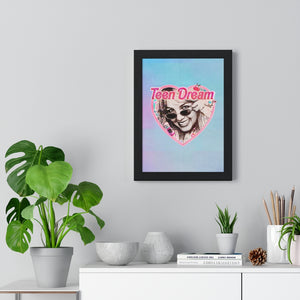 TEEN DREAM [Coloured BG] - Premium Framed Vertical Poster