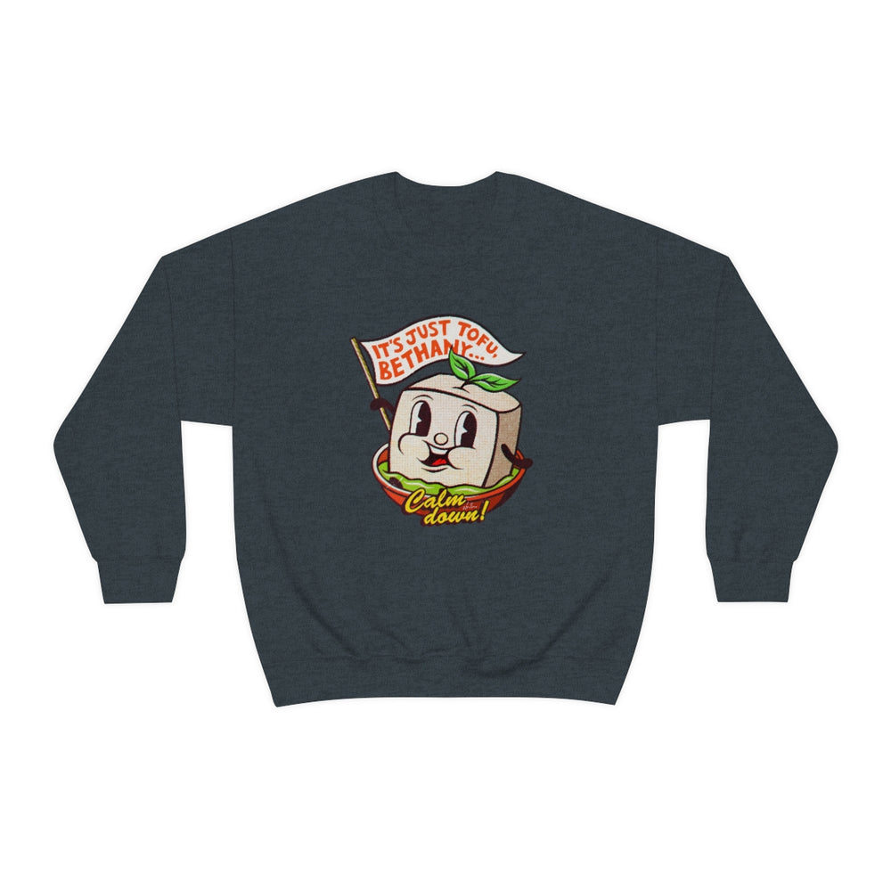 It's Just Tofu, Bethany - Unisex Heavy Blend™ Crewneck Sweatshirt