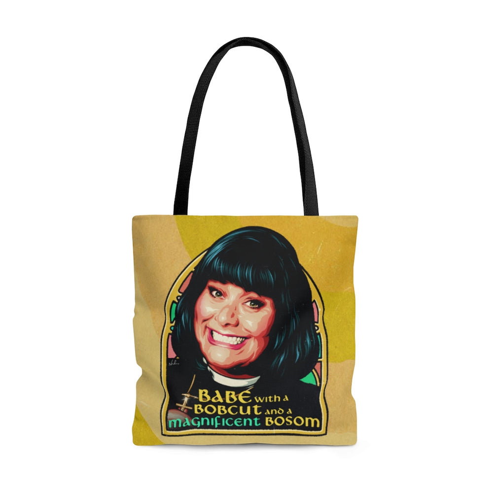 Babe With A Bobcut And A Magnificent Bosom - AOP Tote Bag