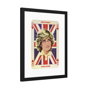 QUEEN OF HEARTS - Framed Paper Posters