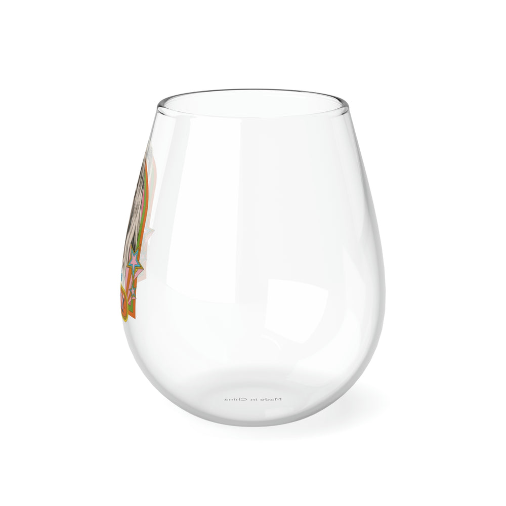 She's So Lucky - Stemless Glass, 11.75oz