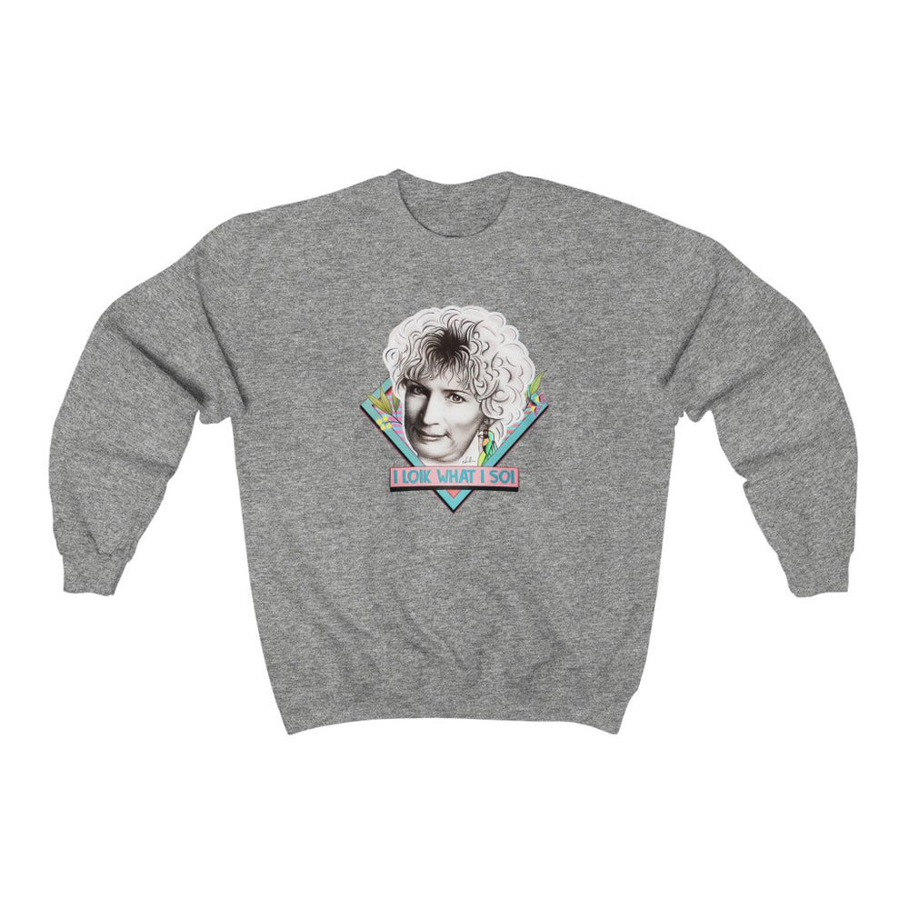 I LOIK WHAT I SOI - Unisex Heavy-Blend™ Crewneck Sweatshirt