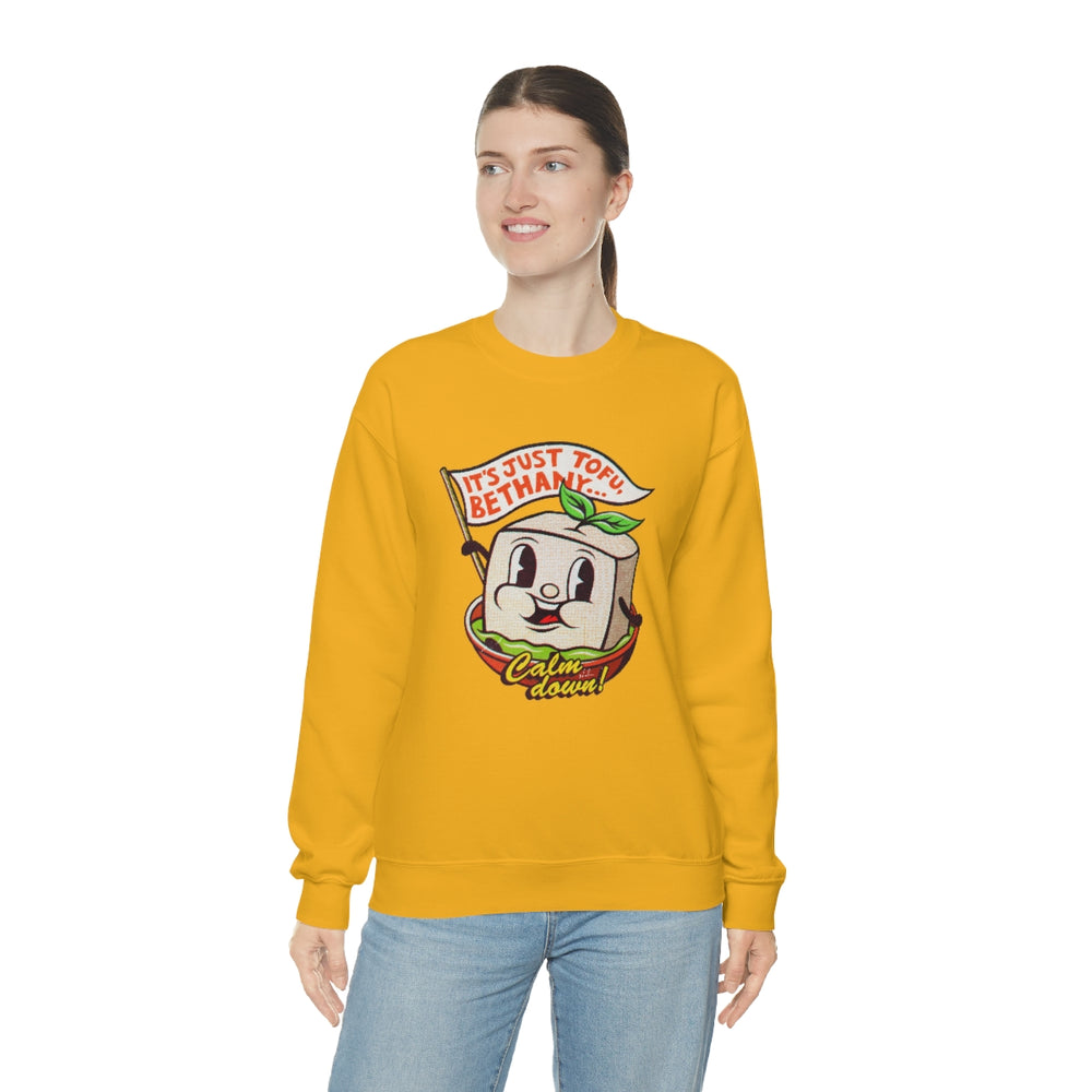 It's Just Tofu, Bethany - Unisex Heavy Blend™ Crewneck Sweatshirt