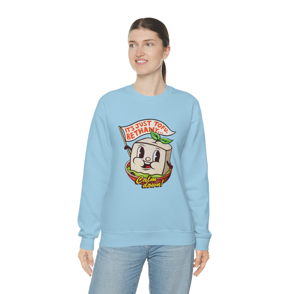 It's Just Tofu, Bethany - Unisex Heavy Blend™ Crewneck Sweatshirt