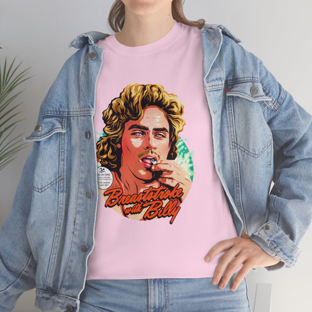 Breaststroke With Billy [Australian-Printed] - Unisex Heavy Cotton Tee