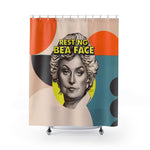 RESTING BEA FACE - Shower Curtains