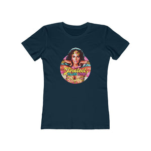 PROTECT TRANS LIVES - Women's The Boyfriend Tee