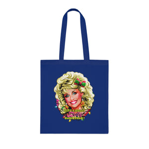 Have A Holly Dolly Christmas! - Cotton Tote