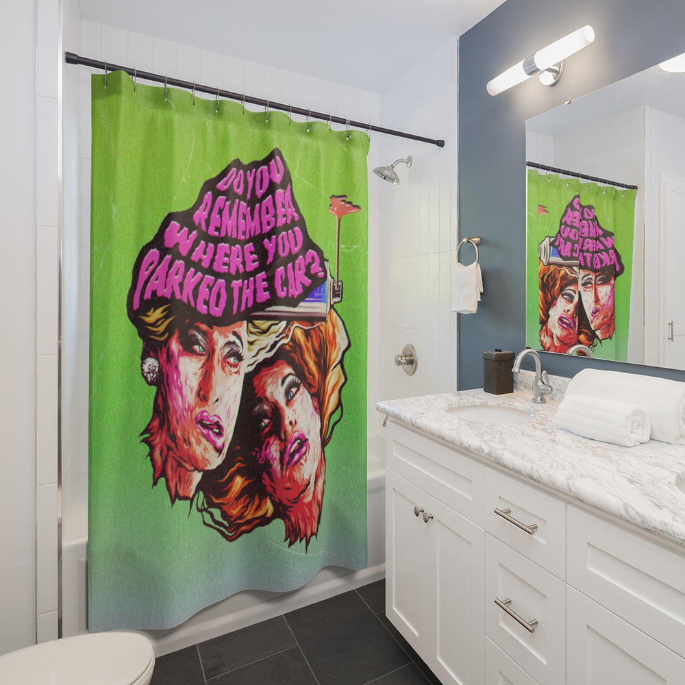 Do You Remember Where You Parked The Car? - Shower Curtains