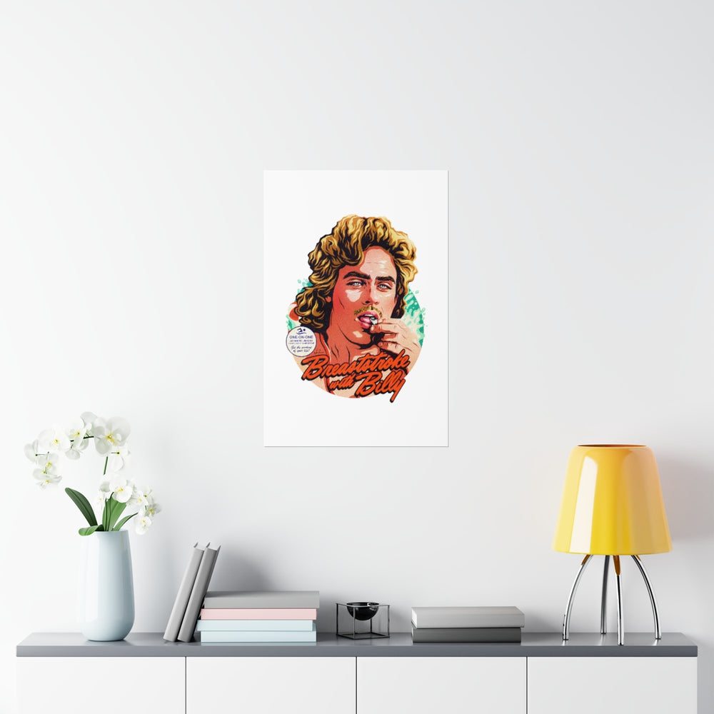 Breaststroke With Billy - Premium Matte vertical posters