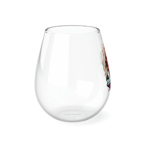 100% Over Your Shit - Stemless Glass, 11.75oz