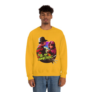 Tell Me Somethin' - Unisex Heavy Blend™ Crewneck Sweatshirt