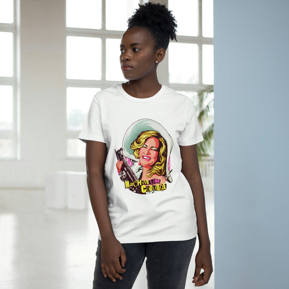 Machine Gun Coolidge [Australian-Printed] - Women’s Maple Tee