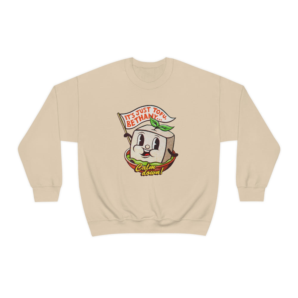 It's Just Tofu, Bethany - Unisex Heavy Blend™ Crewneck Sweatshirt