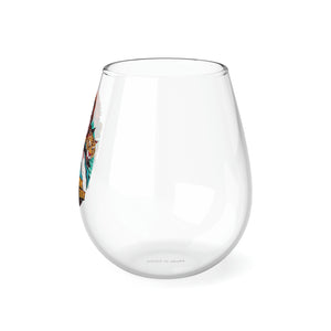 Not Now, Not Ever - Stemless Glass, 11.75oz