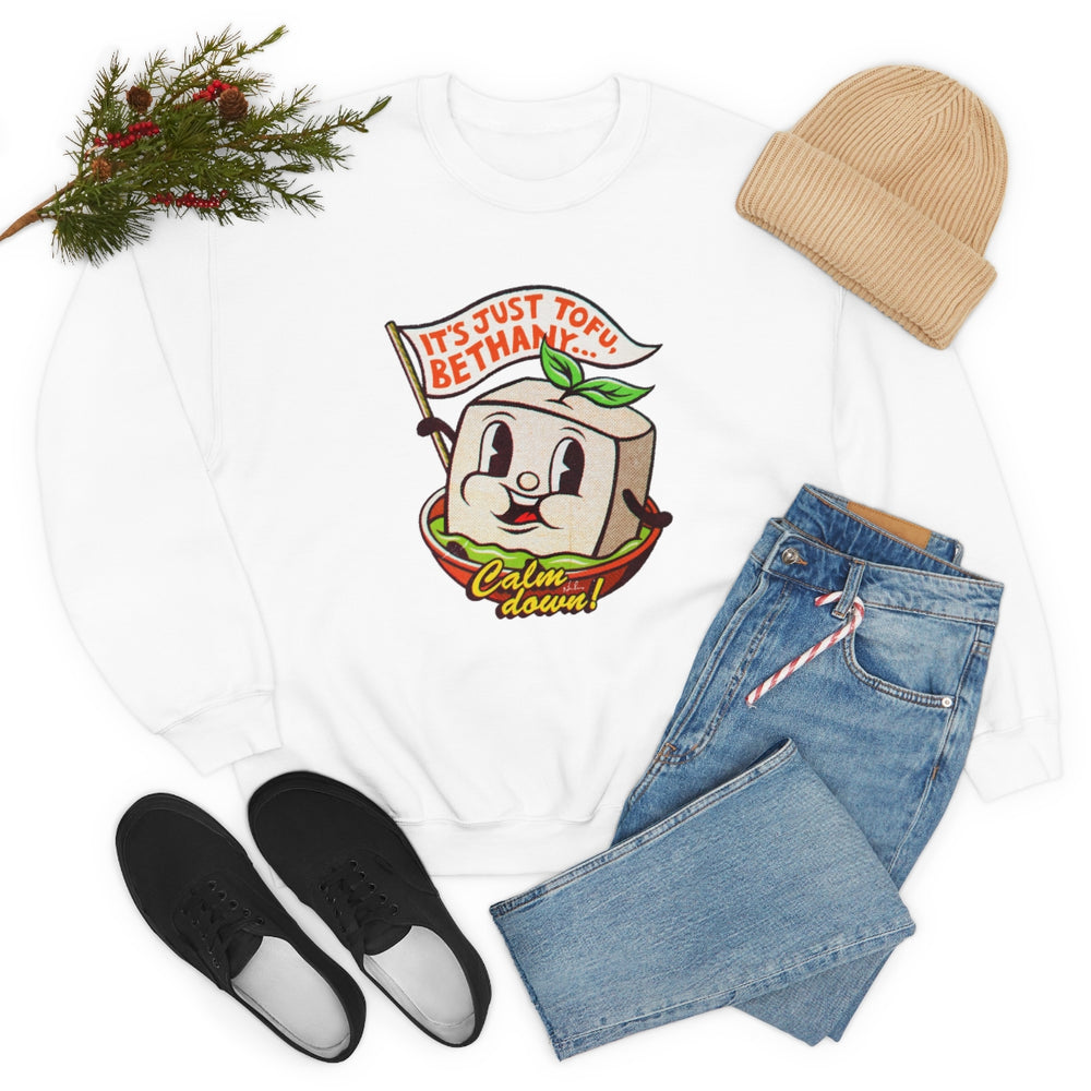 It's Just Tofu, Bethany - Unisex Heavy Blend™ Crewneck Sweatshirt